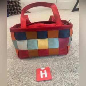 Harvey’s Seatbelt Bag Boxy Tote – Paint by Numbers Multicolor